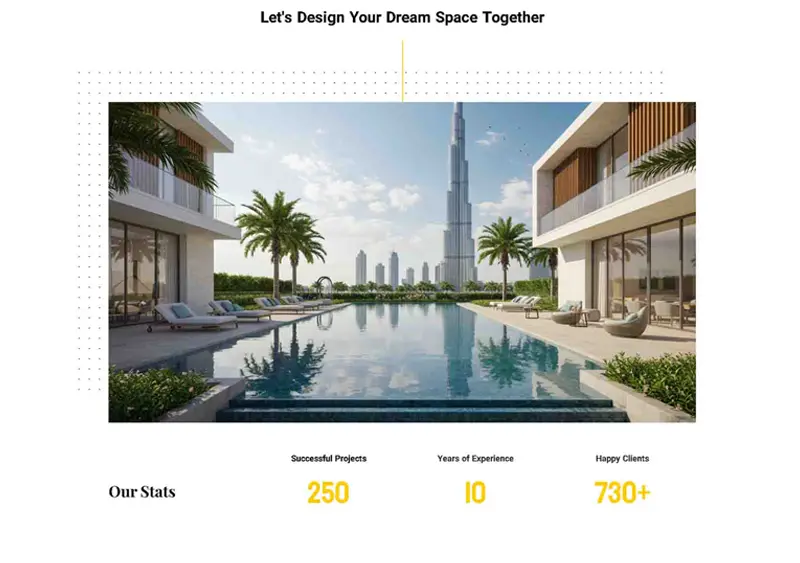 دیجی‌وب‌نو با طرح یک ساختمان که نمادی از خدمات طراحی سایت برای آژانس املاک لومرا است.