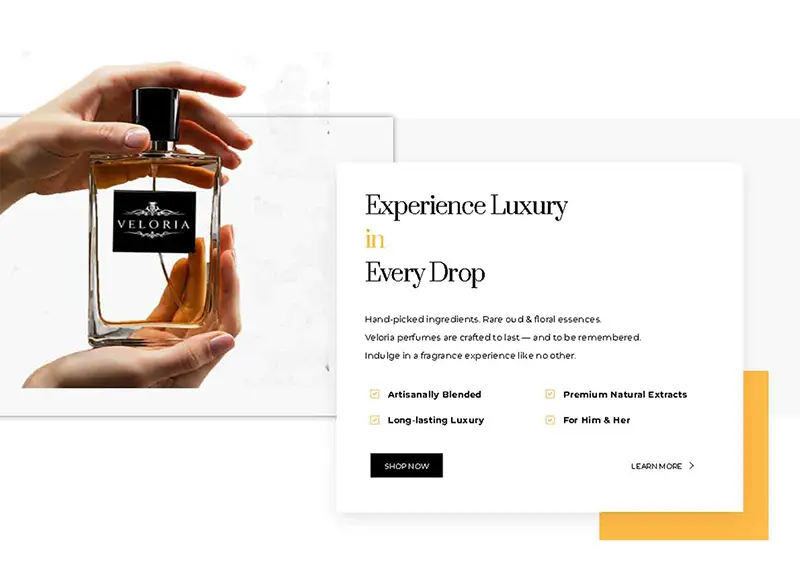 لوگوی دیجی‌وب‌نو با طرح یک بطری عطر که نمادی از خدمات طراحی سایت برای فروشگاه‌های عطر است.